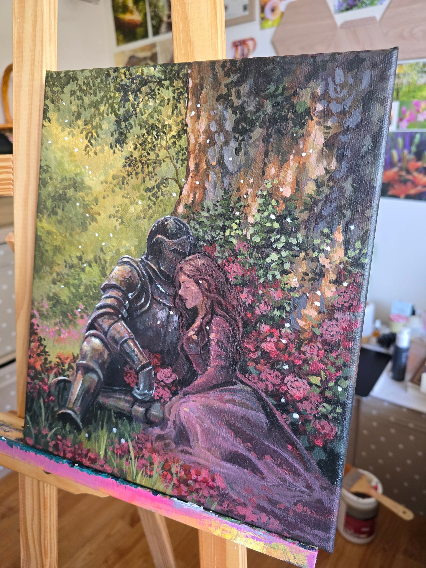Resting Knight and Princess