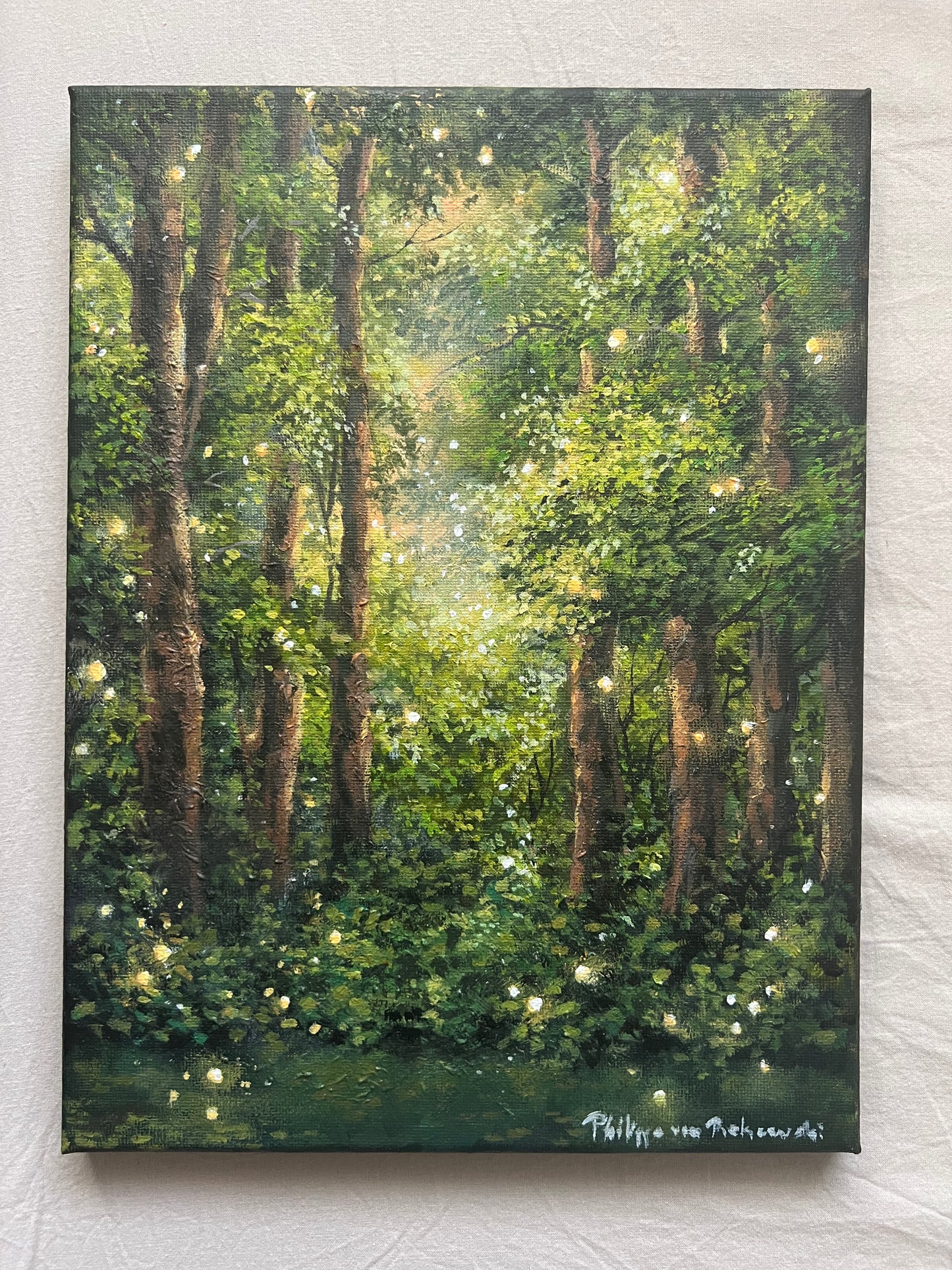 Tropical Warmth | Acrylic Painting on Stretched Canvas
