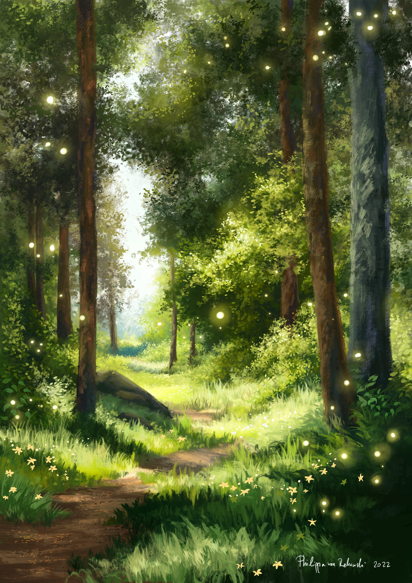 Sacred Guidance | Digital Painting Art Print