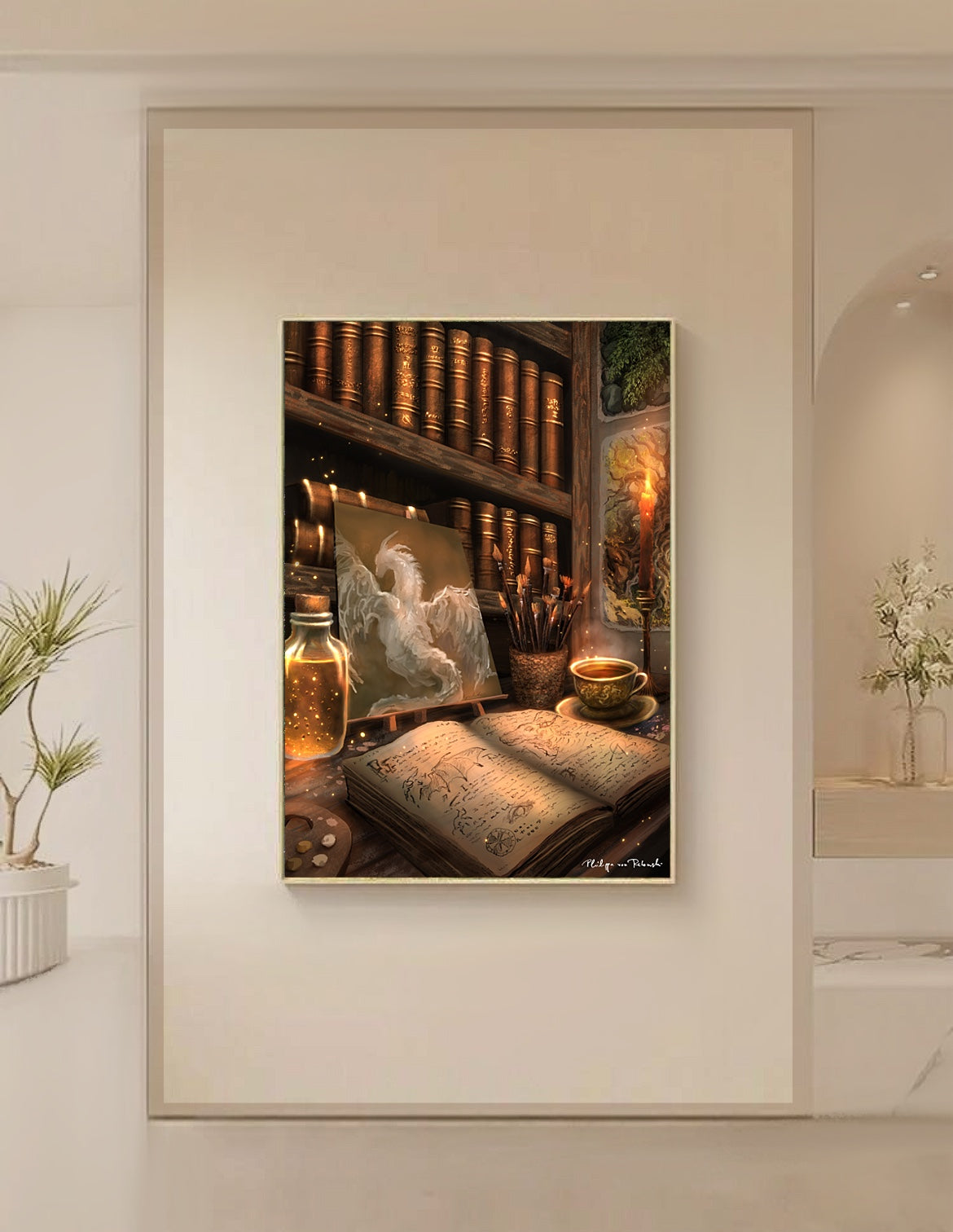 A Study of Dragons | Digital Painting Art Print