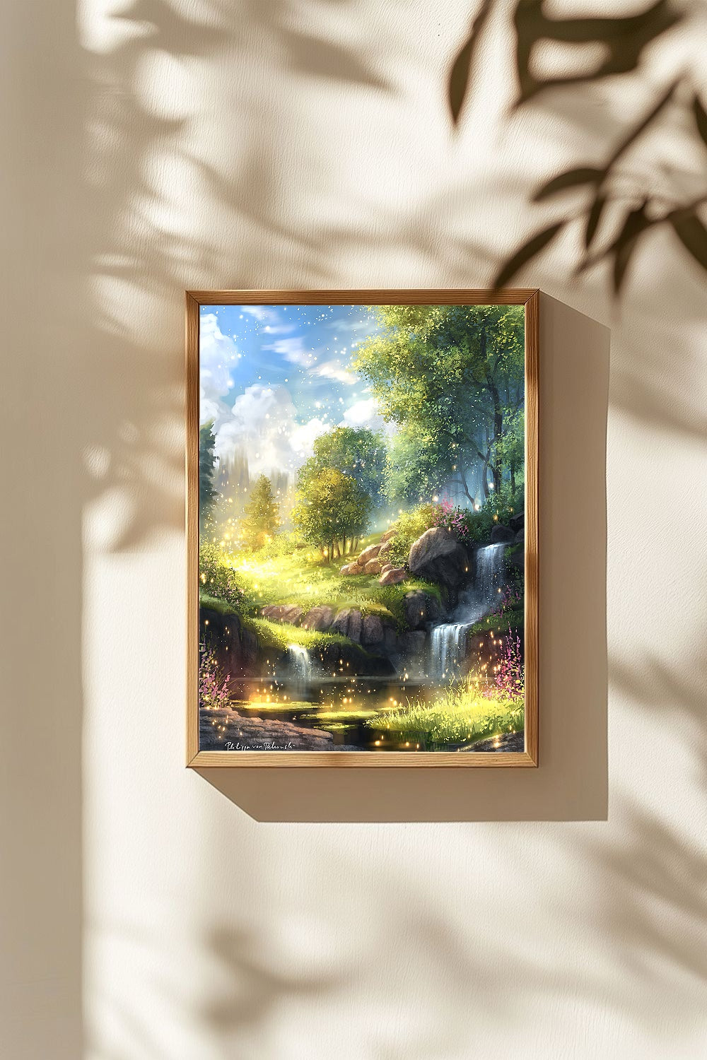 High Fantasy Landscape Illustration | Magical Digital Painting Print