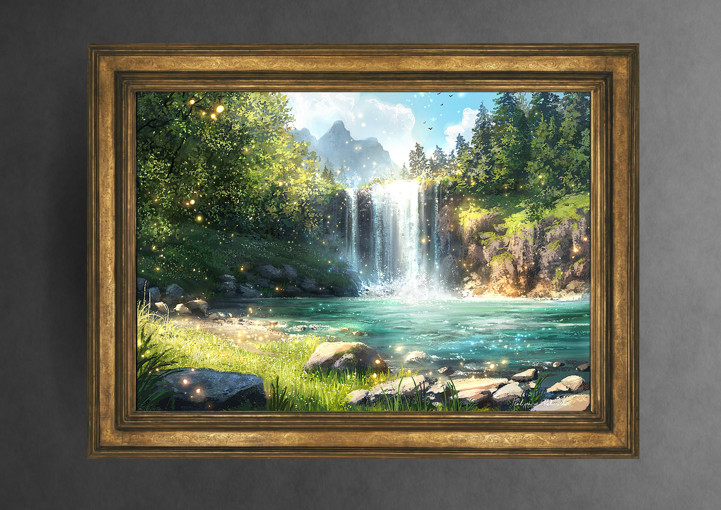 Falling into Faerie Dreams | Digital Painting Art Print