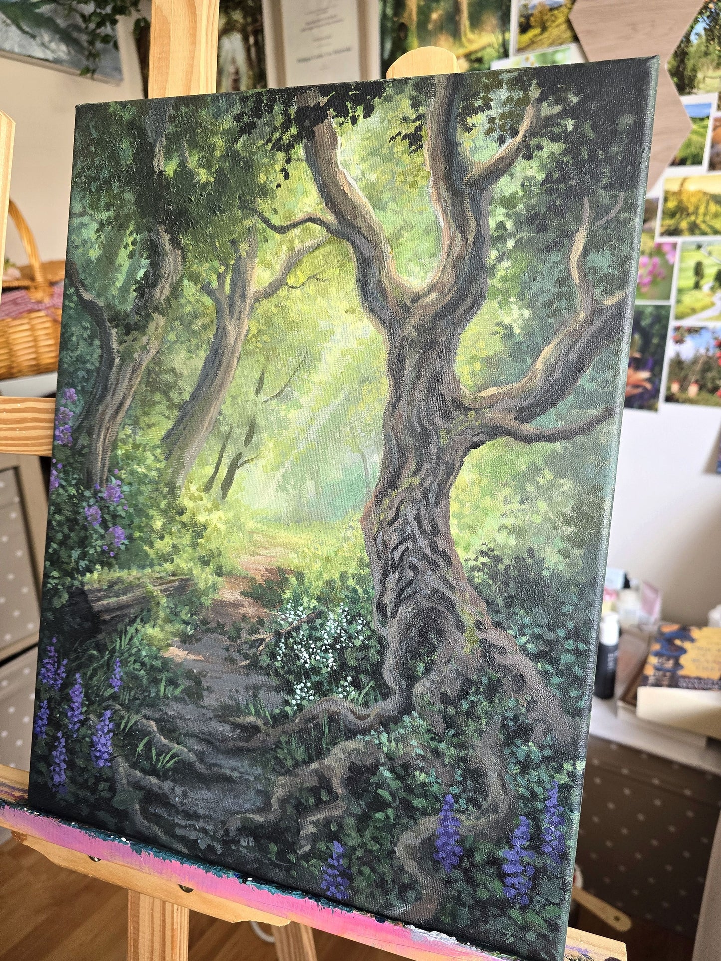 bluebell forest path (wip)
