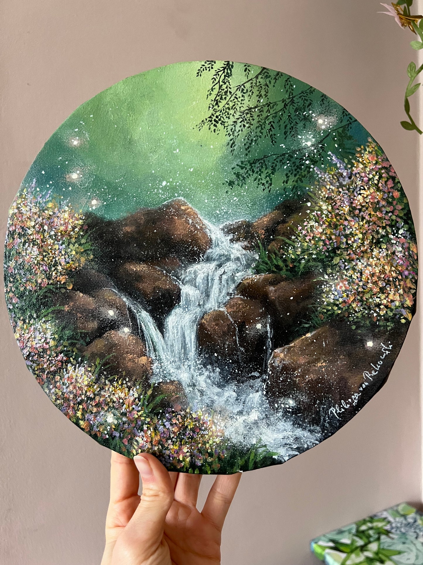 Fairy Glade | Acrylic Painting on Stretched Canvas