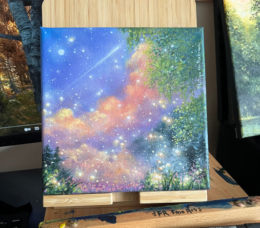 Meadow of Dreams | Acrylic Painting on Stretched Canvas
