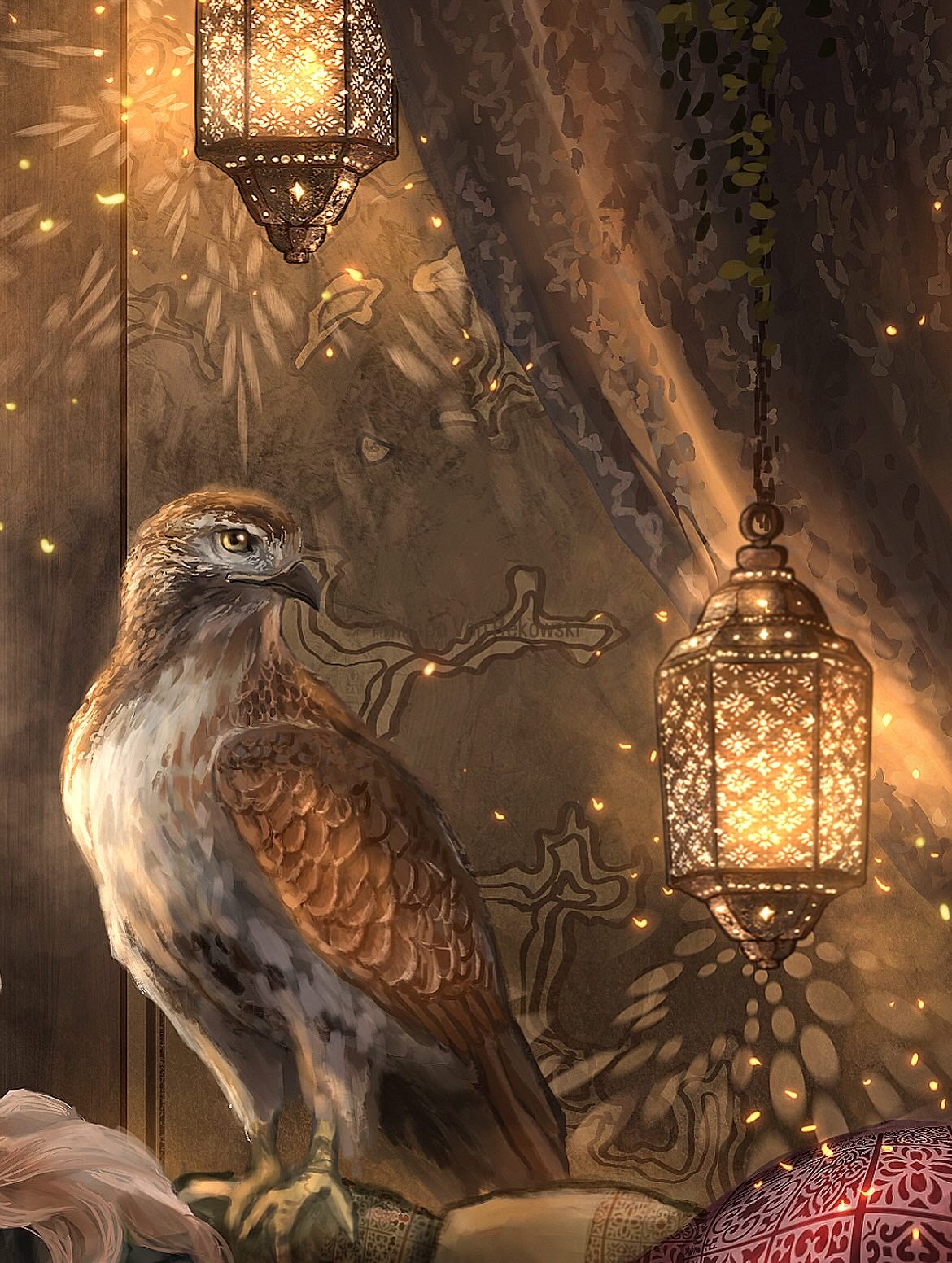 A Warriors Counsel - Personal Illustration Project Art Print - Bookish Fantasy Art Illustration ✨