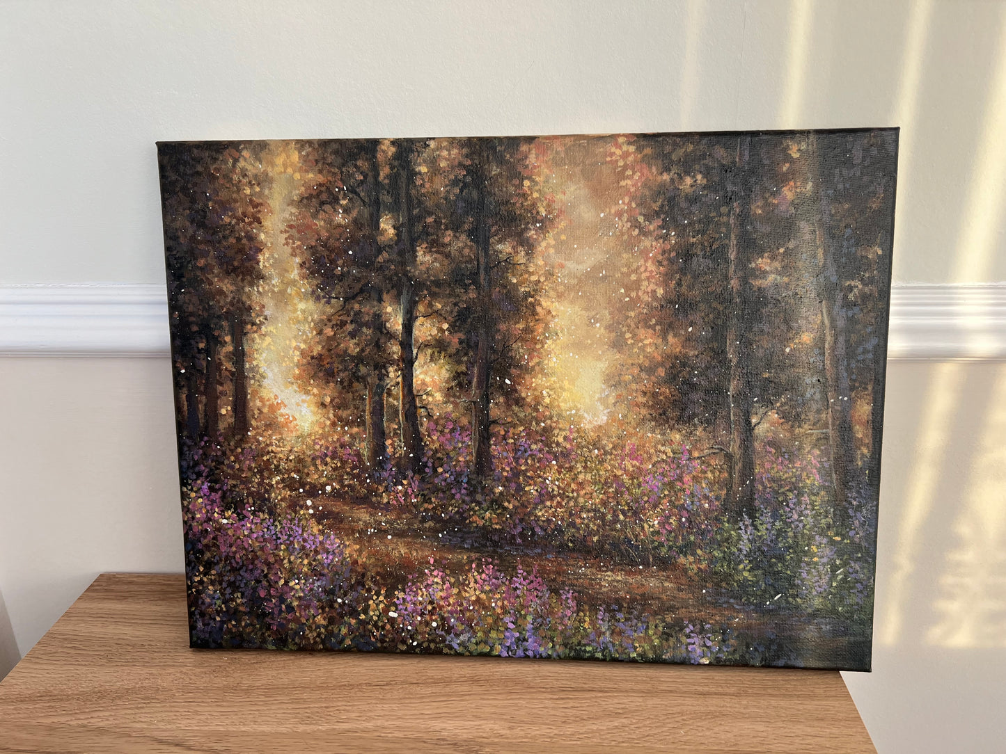 The Last Light | Warm Sunset Moody Autumn Ambience | Acrylic on Canvas