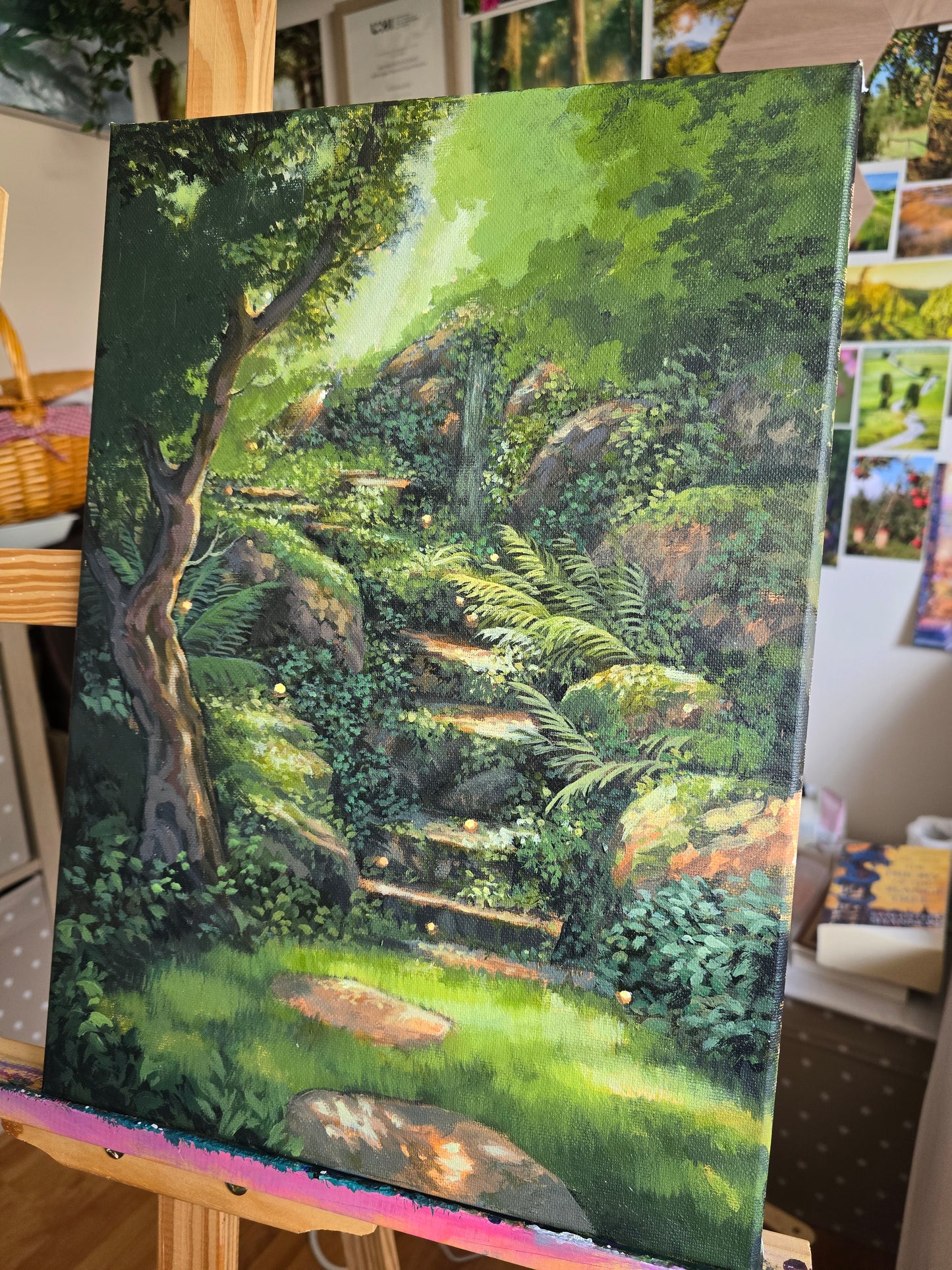 magical overgrown steps (wip)