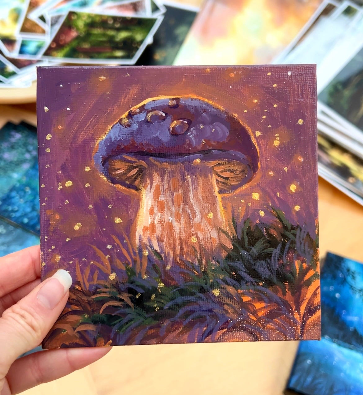 Magic Mushroom Painting
