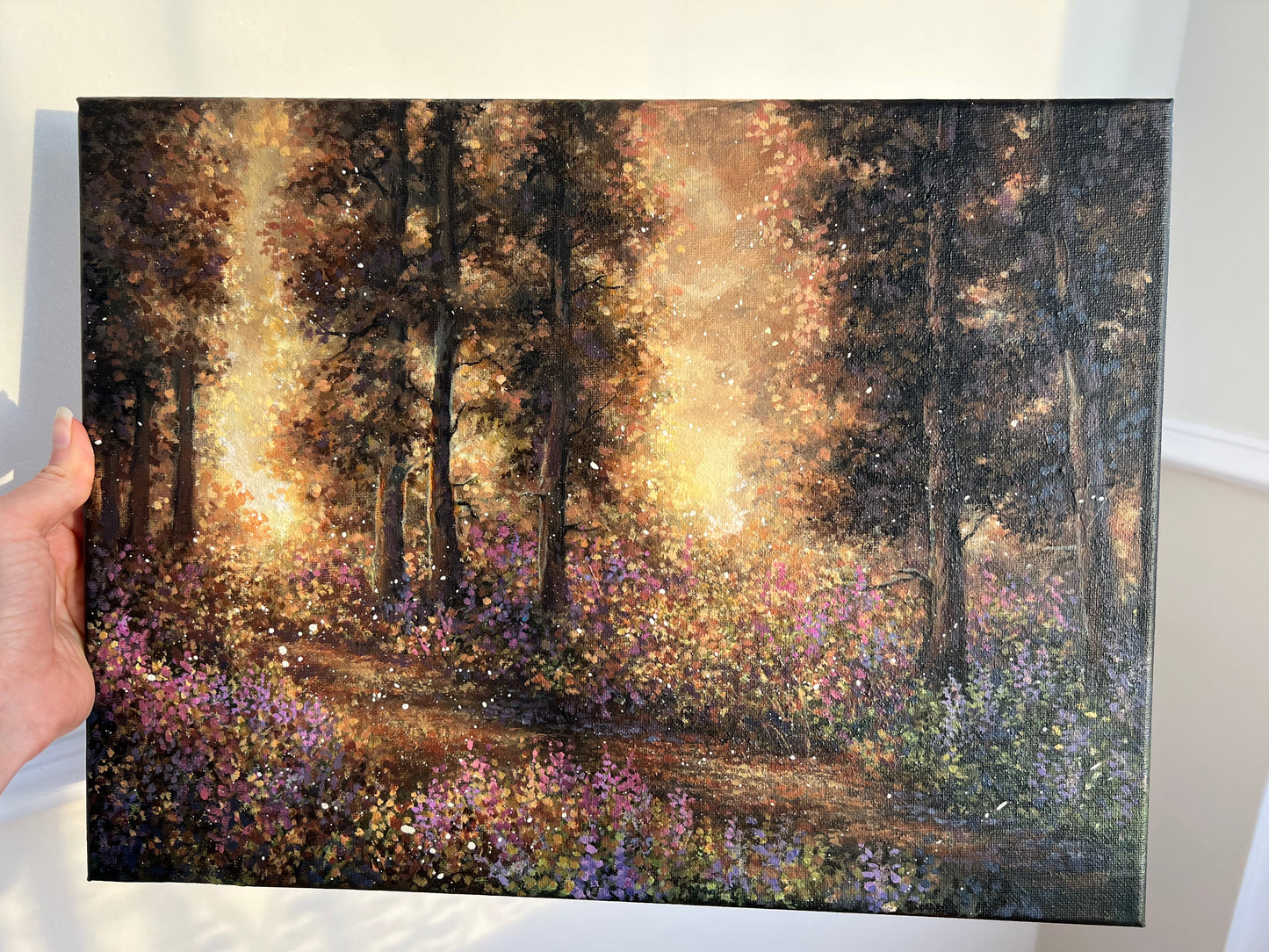 The Last Light | Warm Sunset Moody Autumn Ambience | Acrylic on Canvas