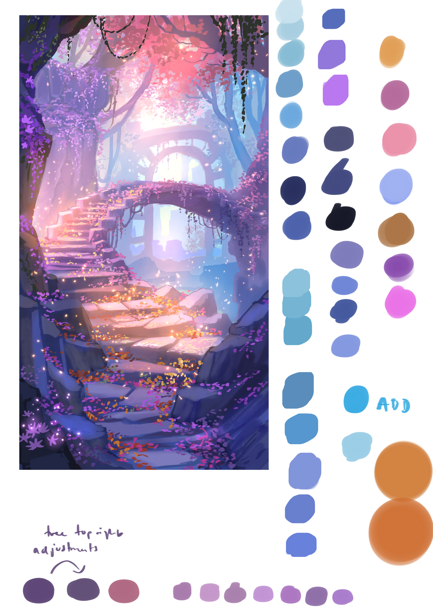 A Step into Another World | FairyTale Soft Light Fantasy Digital Painting Art Print
