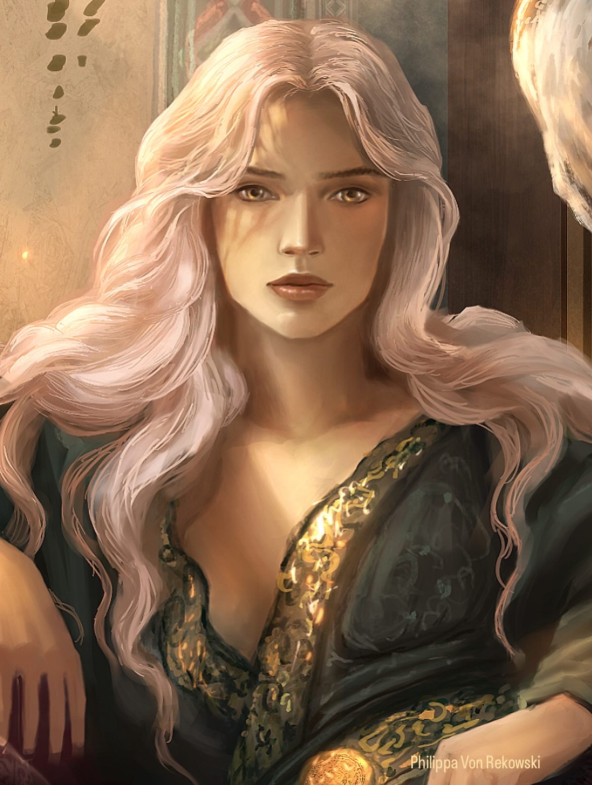A Warriors Counsel - Personal Illustration Project Art Print - Bookish Fantasy Art Illustration ✨