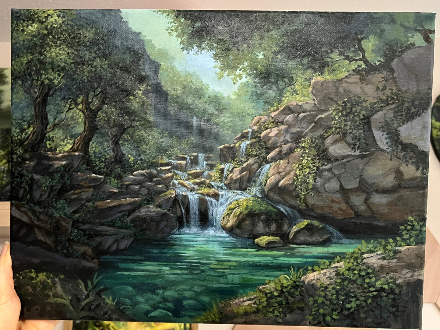 Work in Progress | Fantasy Lagoon Landscape | Ready to Reserve