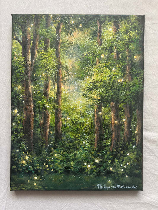 Tropical Warmth | Acrylic Painting on Stretched Canvas