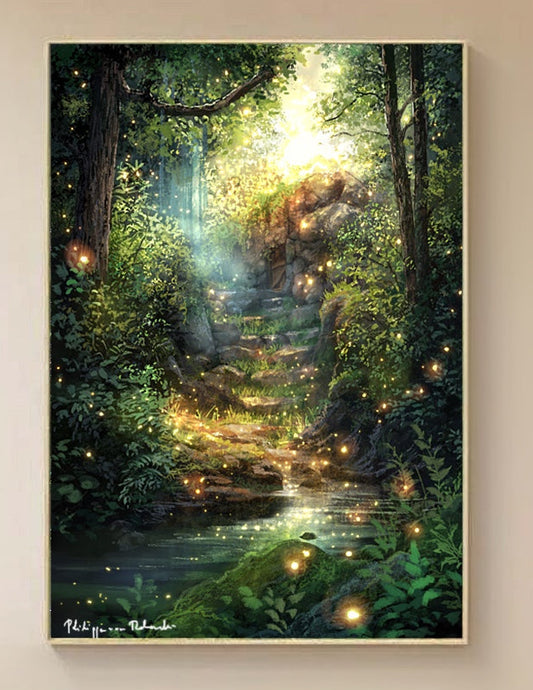 Hidden Shelter | Digital Painting Art Print