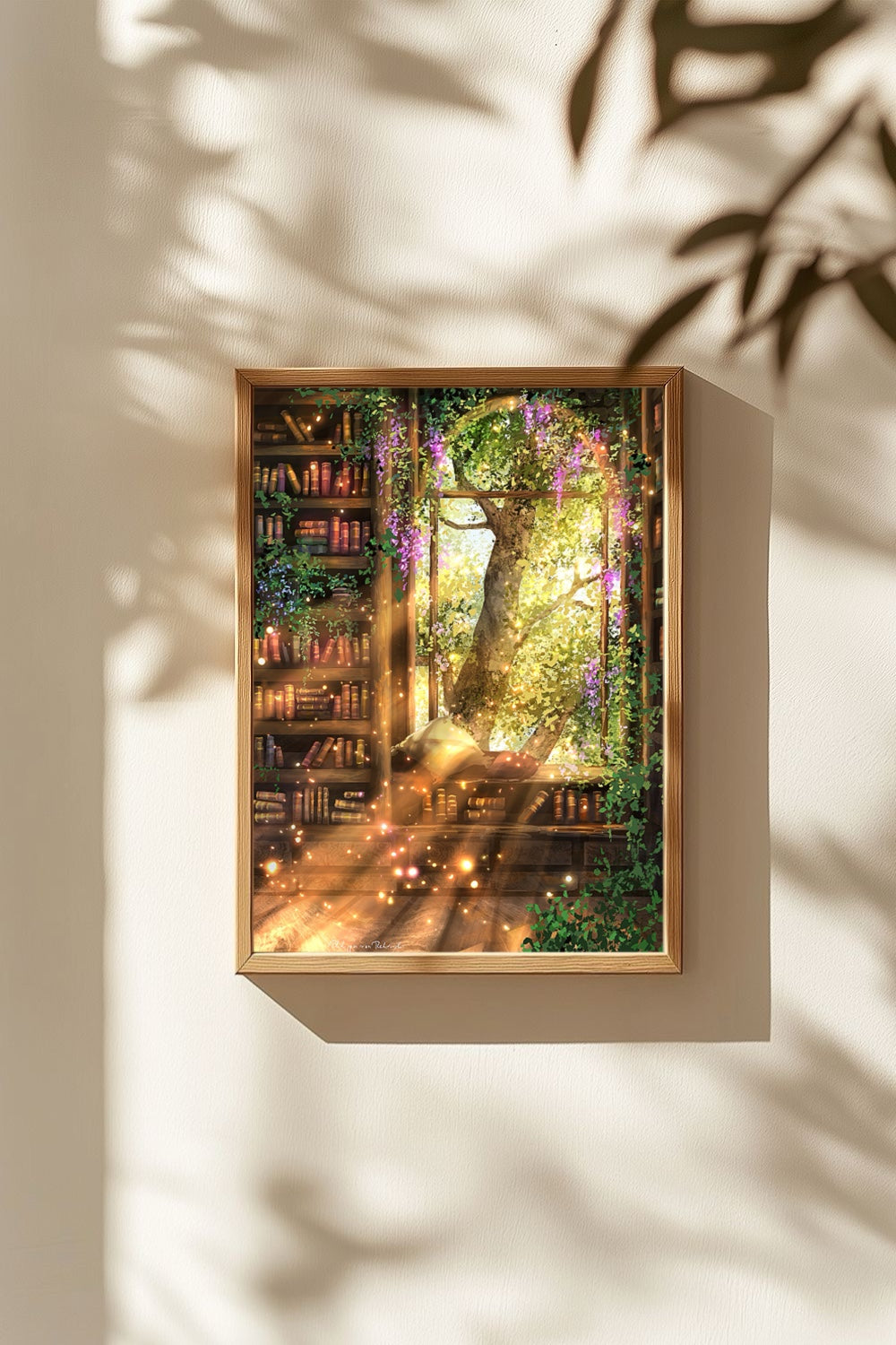 Library of Dreams | Digital Painting Art Print