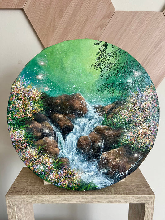 Fairy Glade | Acrylic Painting on Stretched Canvas