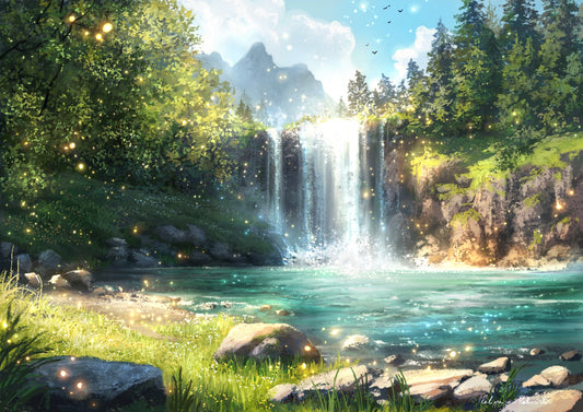 Falling into Faerie Dreams | Digital Painting Art Print