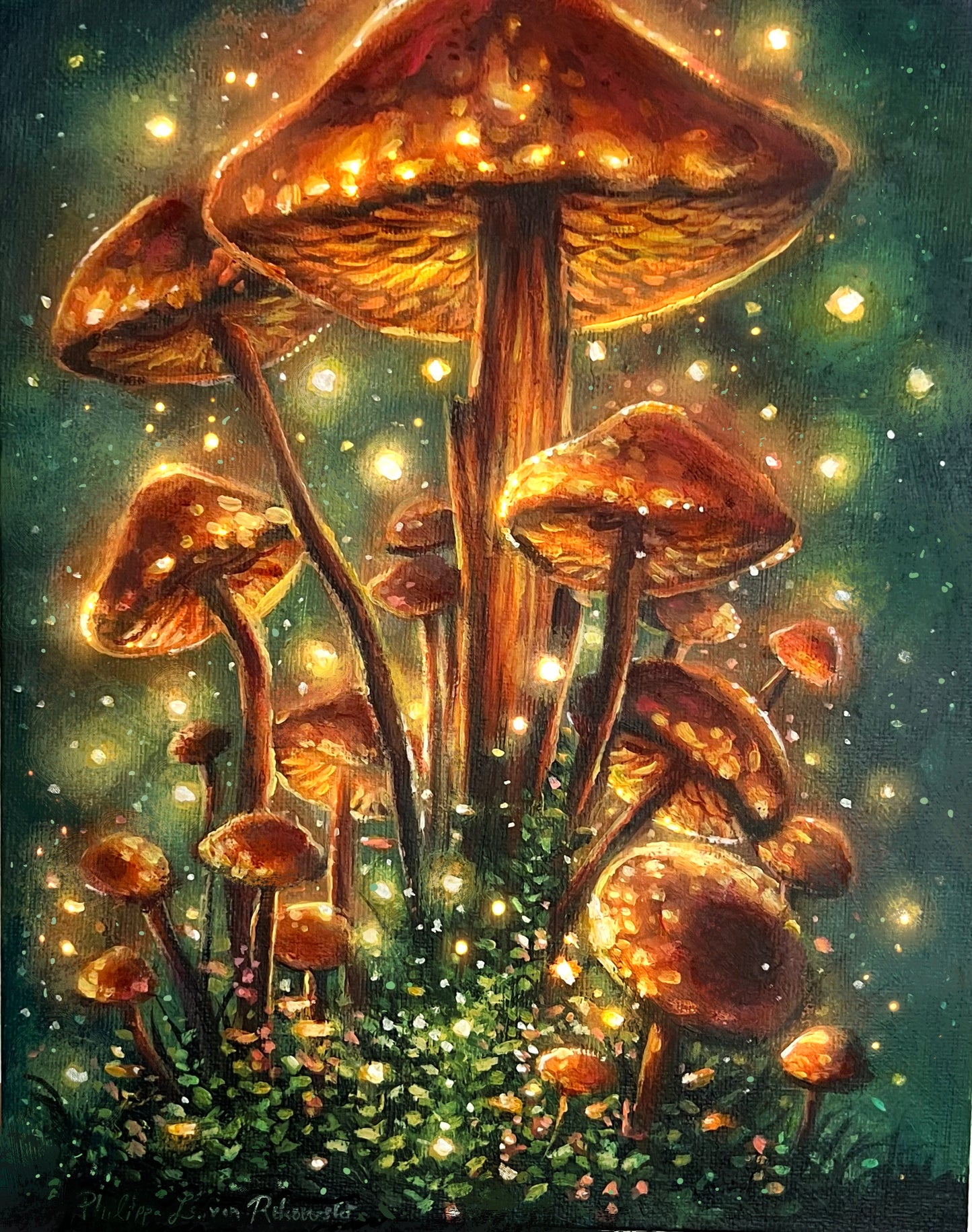 Magic Mushroom Painting | Limited Edition Prints